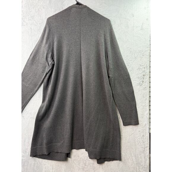 OLD NAVY LONGLINE OPEN FRONT CARDIGAN – GRAY – SIZE 3X PLUS - Picture 2 of 6